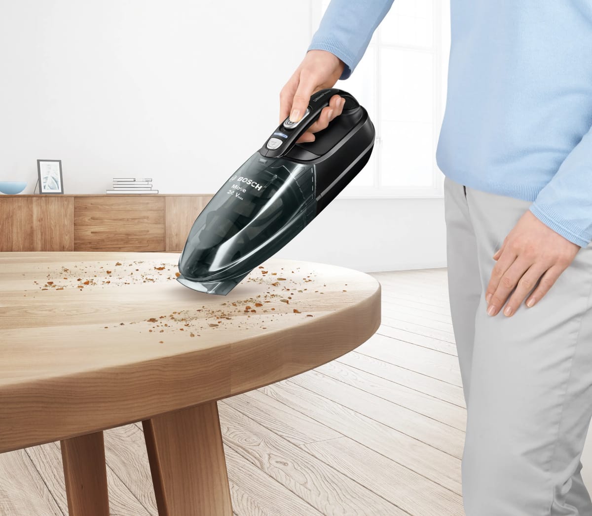 Aspiradora de Mano Inalámbrica Bosch Move Lithium BHN24L 24V Negro2