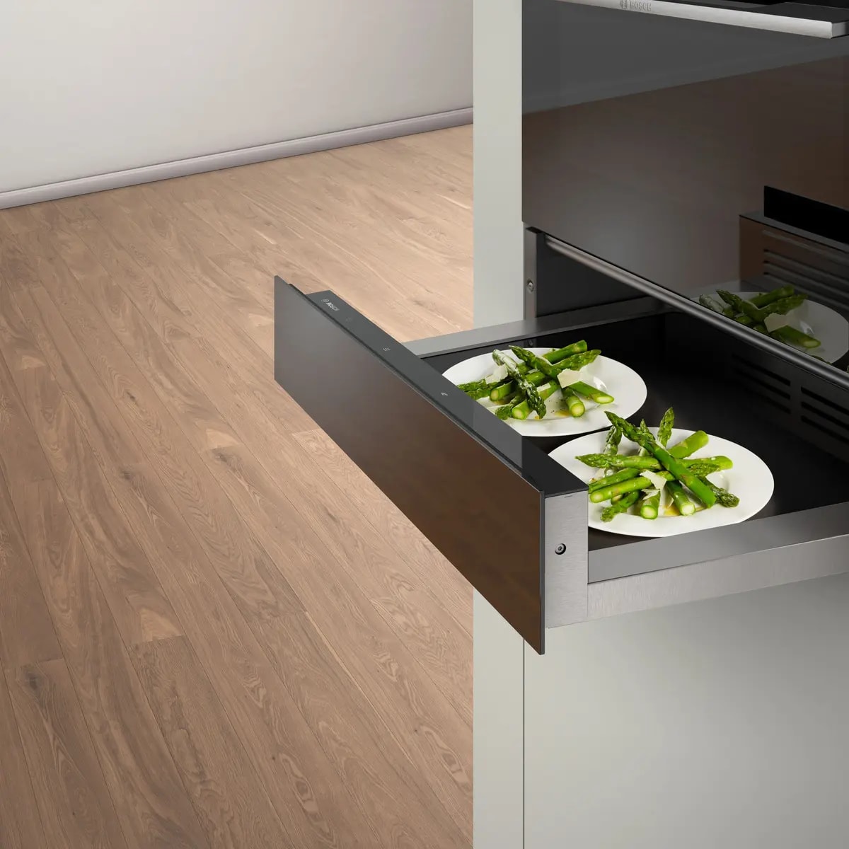 Cajón Calientaplatos Bosch Serie 8 BIC7101B1 60 x 14 cm 20 L Negro8