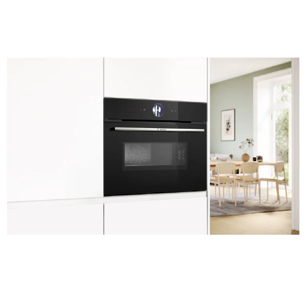 Horno Compacto con Microondas Bosch Serie 8 CMG7761B1 45 L Pirolítico Home Connect Negro5