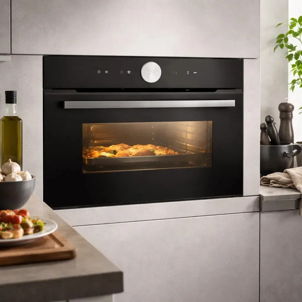 Horno Compacto con Microondas Bosch Serie 8 CMG7761B1 45 L Pirolítico Home Connect Negro2