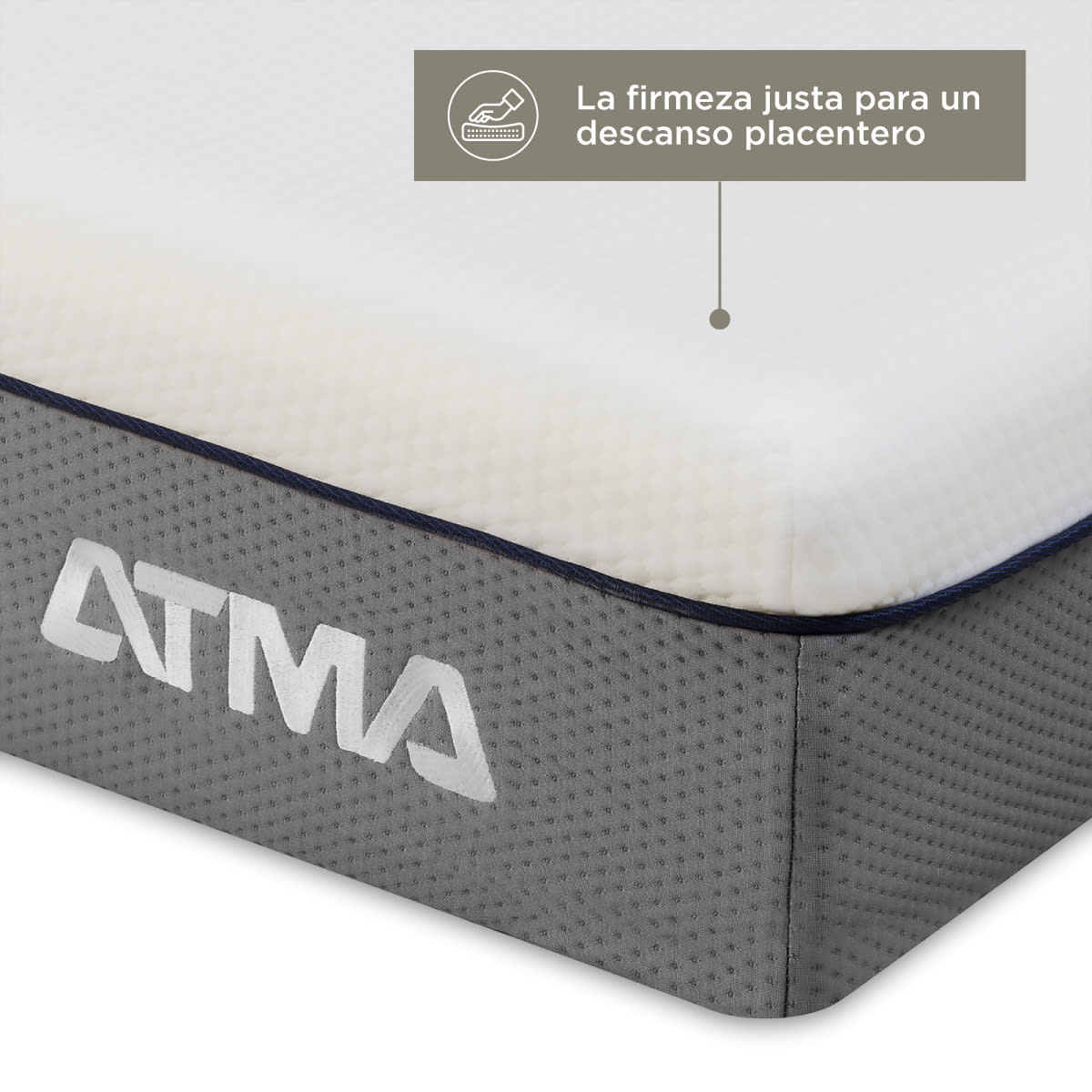 Atma Colchón Smooth Top de Espuma 29 cm Ortopédico 1,5 Plaza3