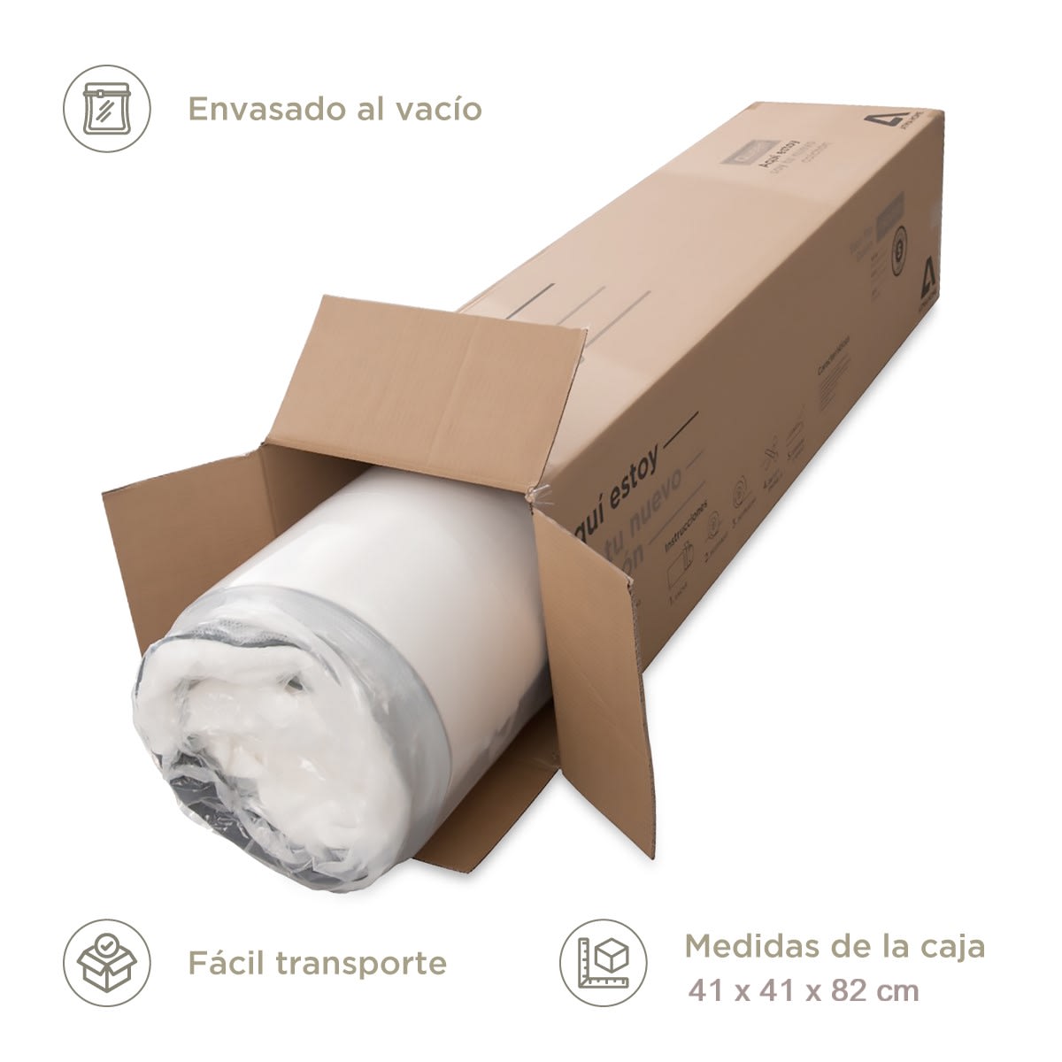 Colchón De Resortes Atma One En Caja 2 plazas2