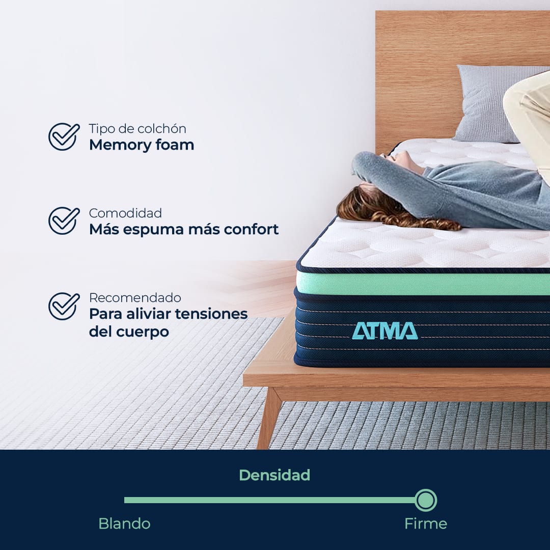 Colchón De Resortes Atma One En Caja4