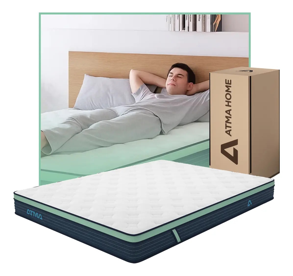 Colchón Espuma Premium Ult Gen Atma 2P7