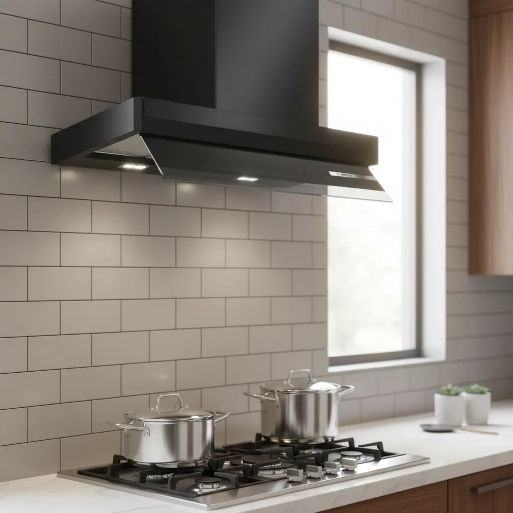 Campana Extractora Bosch Serie 6 DBB67AM60 60 cm Integrable 749 m³/h Cristal Negro2