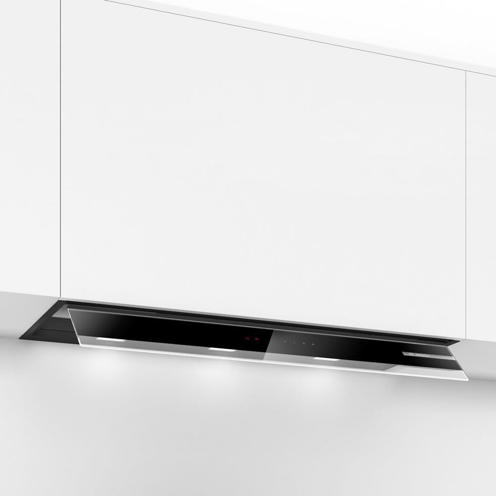 Serie 6 Campana decorativa integrada 60 cm Cristal negro4