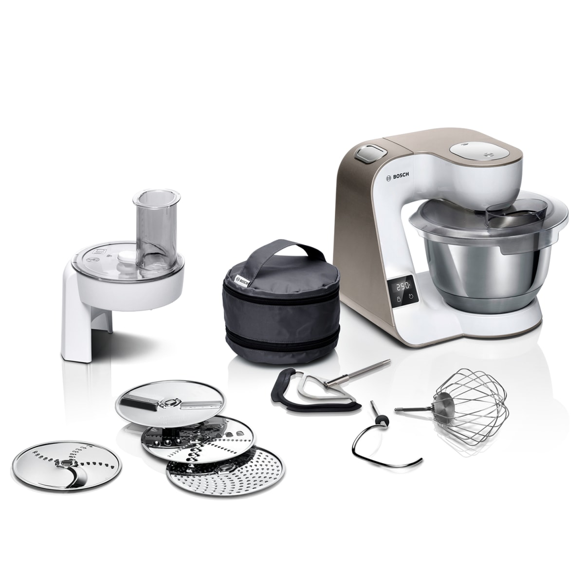 Serie 4 Robot de cocina con báscula MUM 5 1000 W Blanco1