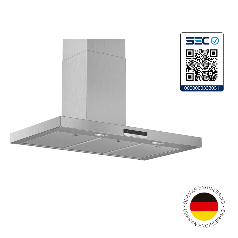 Campana Extractora Bosch Serie 4 DWB96DM50 90 cm Pared Chimenea 604 m³/h Metallic6