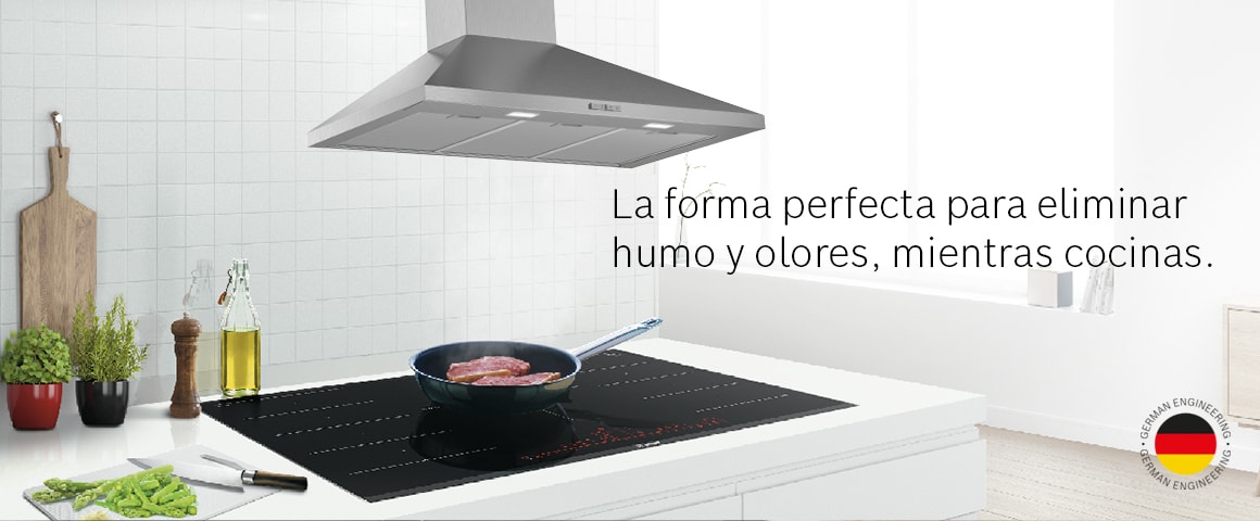 Campana Extractora Bosch Serie 2 DWP94BC50 90 cm Pared Chimenea 365 m³/h Metallic10