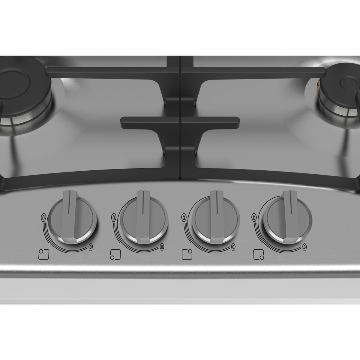 Encimera a Gas Bosch Serie 2 PGP6G5B90 60 cm 4 Quemadores Acero Inoxidable2