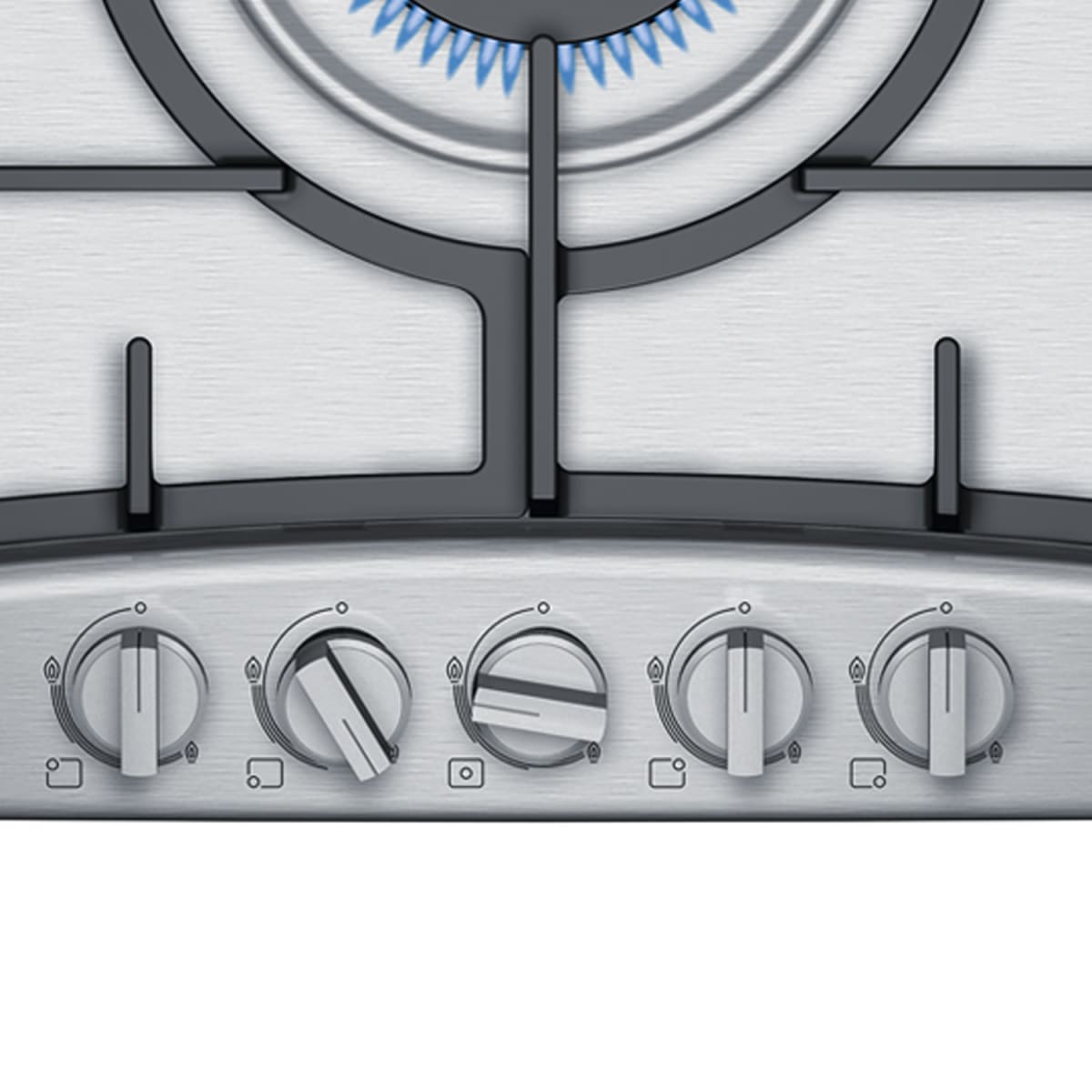 Serie 4 Placa de gas 70 cm Acero inoxidable2