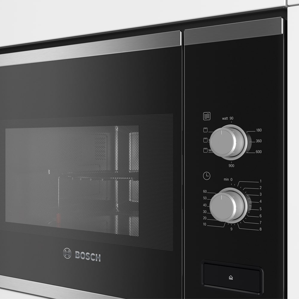 Microondas Empotrable Bosch Acero inoxidable 20L 800W2