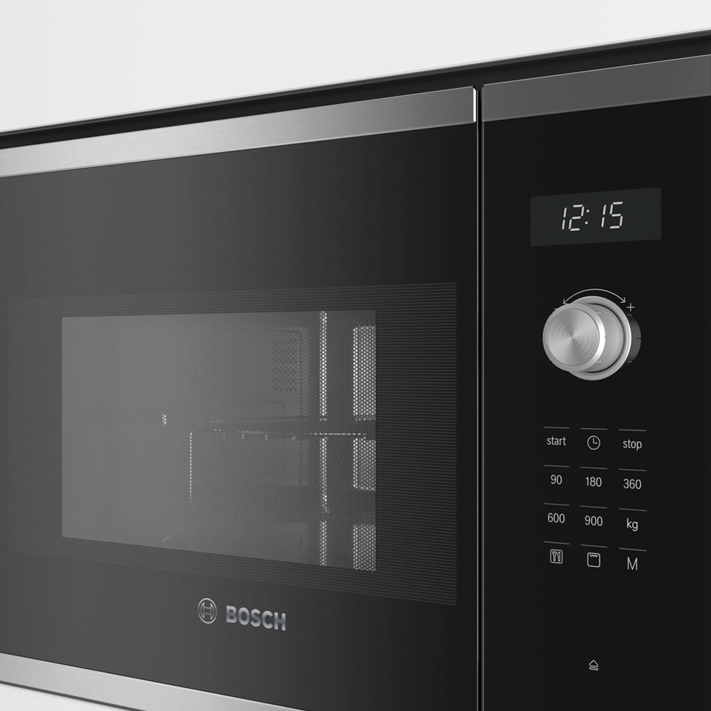 Microondas Empotrable Bosch Acero inoxidable 20L 800W8
