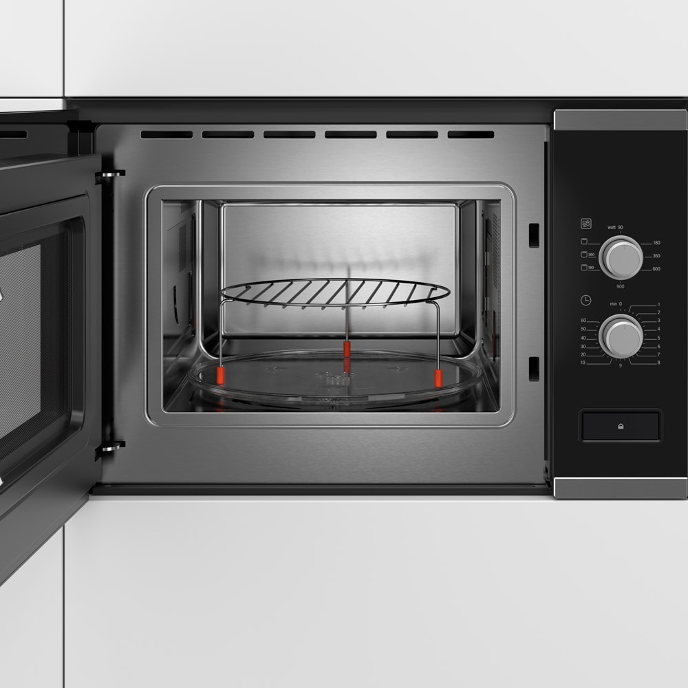 Microondas Empotrable Bosch Acero inoxidable 20L 800W3