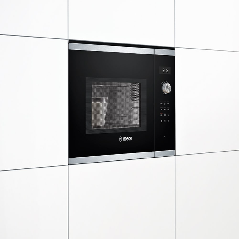 Microondas Empotrable Bosch Acero inoxidable 20L 800W9