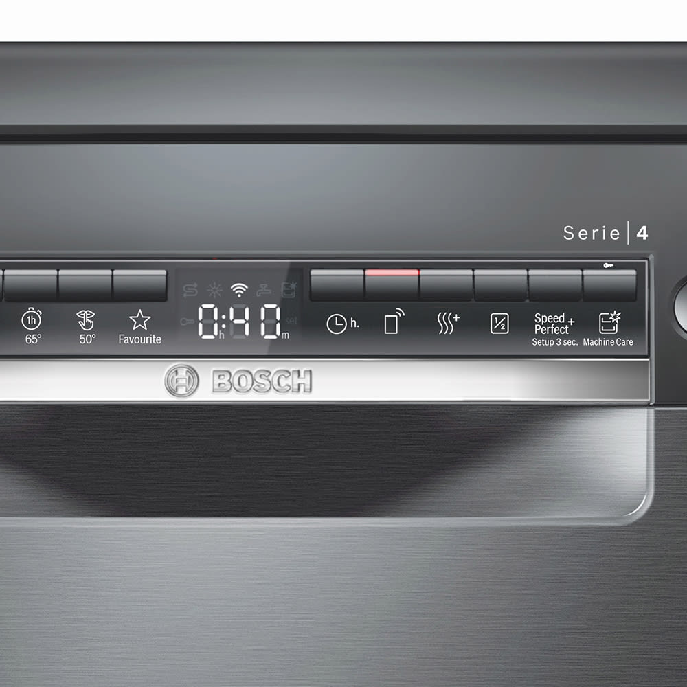 Lavavajillas Bosch Serie 4 Libre instalación 60cm Acero Negro SMS4HCC48E3