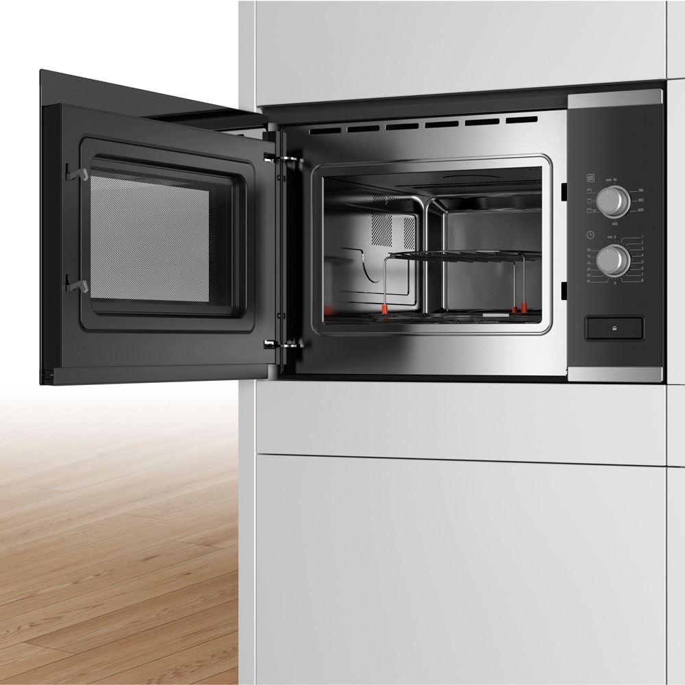 Microondas Empotrable Bosch Acero inoxidable 20L 800W4