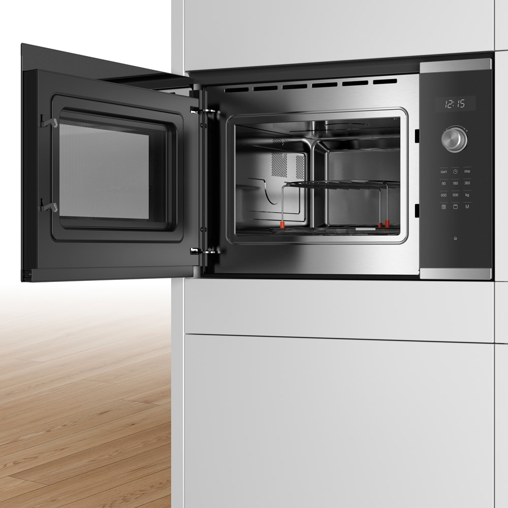 Microondas Empotrable Bosch Acero inoxidable 20L 800W11