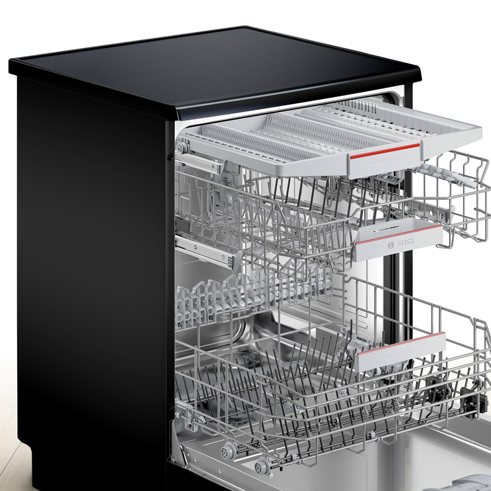 Lavavajillas Bosch Serie 4 Libre instalación 60cm Acero Negro SMS4HCC48E5