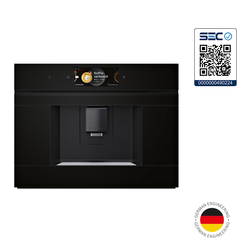 Cafetera Empotrable Bosch Serie 8 CTL7181B0 Home Connect 19 Bares Negro7