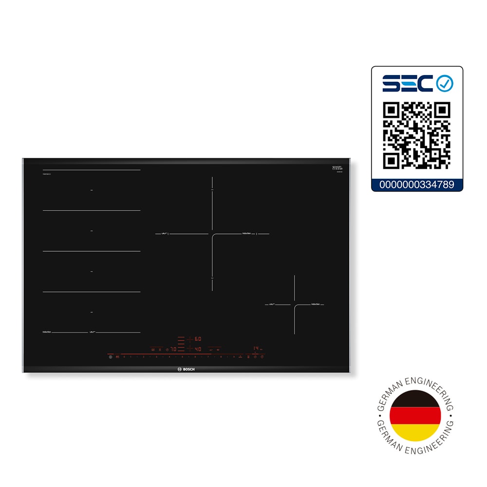 Encimera de Inducción Bosch PXE875DC1E 80 cm Negro7