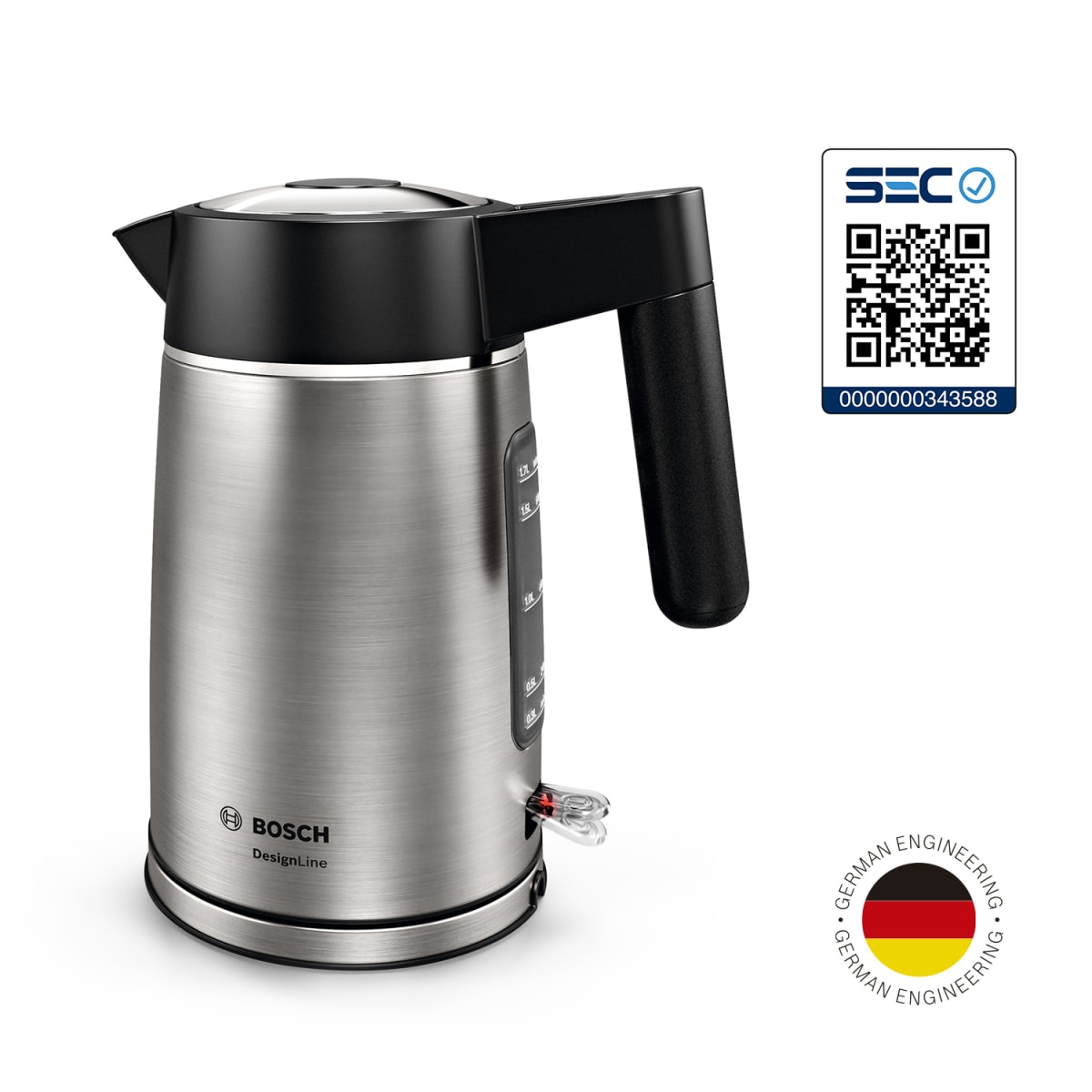 Hervidor De Agua Bosch 2400w Acero Filtro Antical38