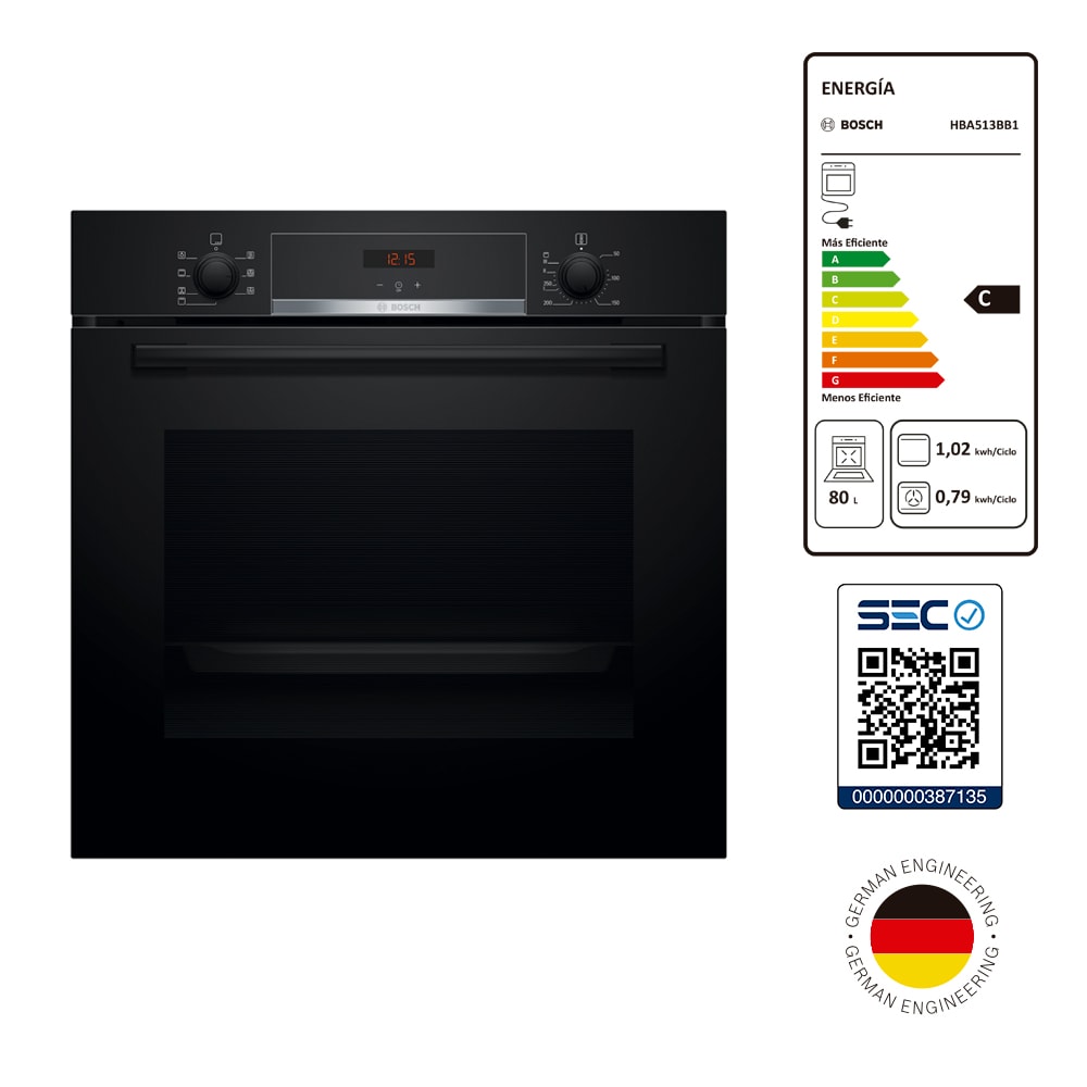 Serie 4 Horno 60 x 60 cm Negro7