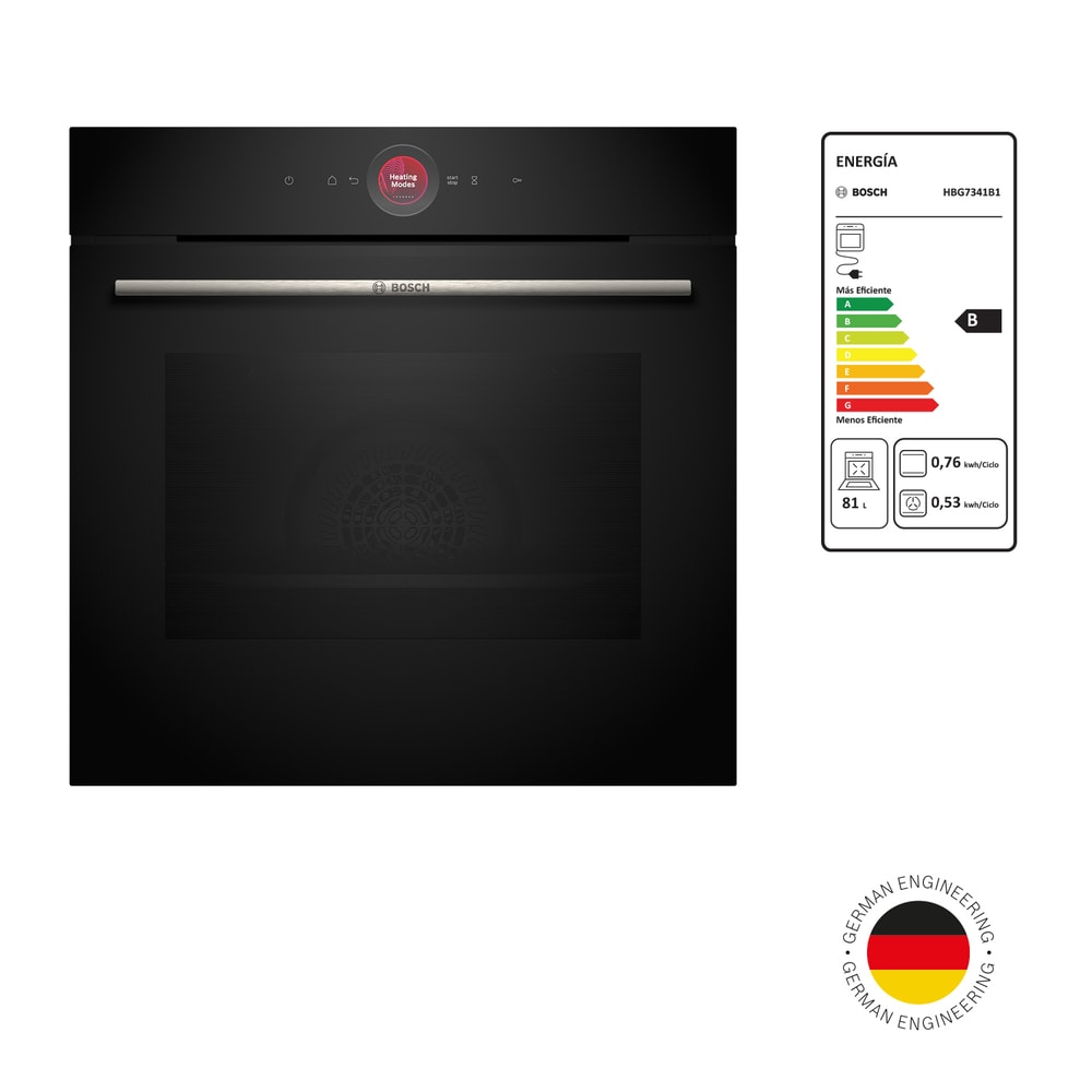 Serie 8 Horno HBG7341B1 Negro Bosch1