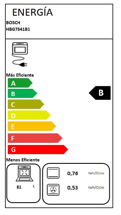 Serie 8 Horno HBG7341B1 Negro Bosch4