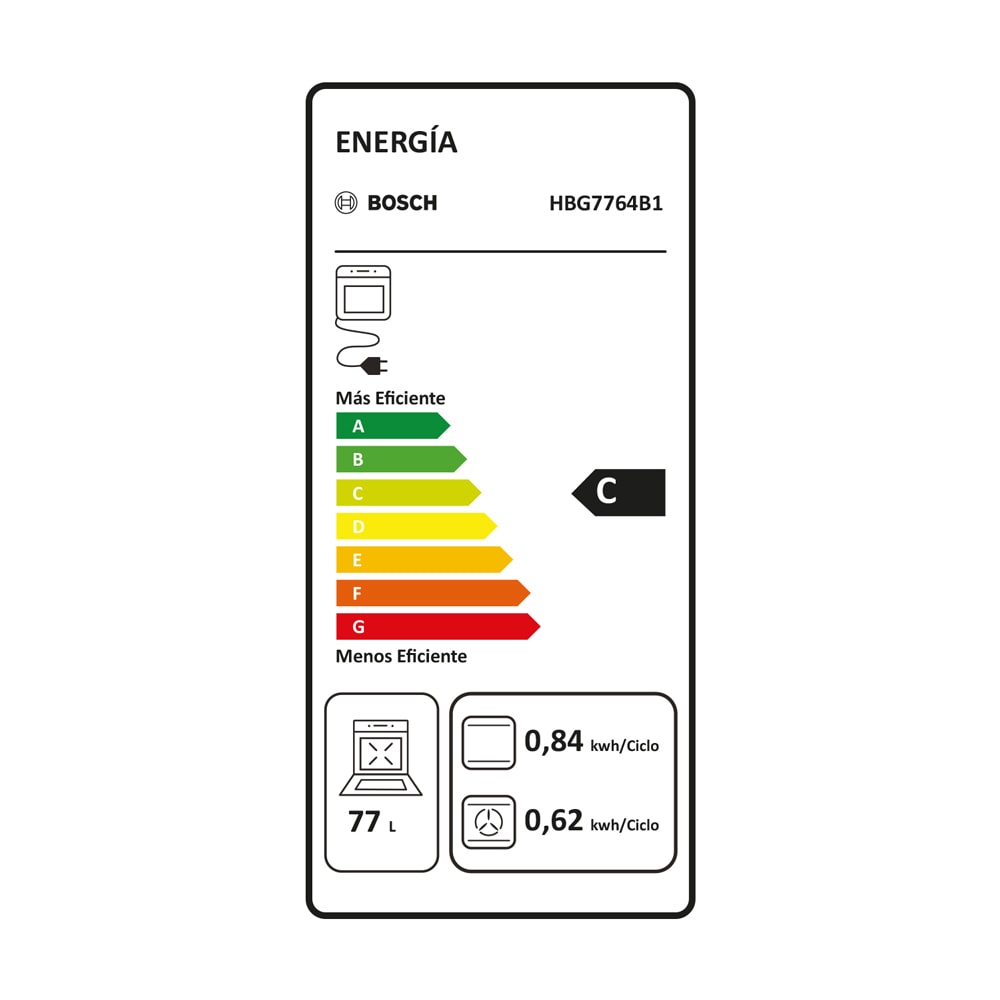 Serie 8 Horno 60 x 60 cm Negro 71 Lts9