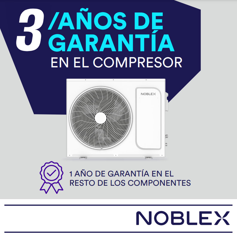 Aire Acondicionado Noblex Split Inverter Frío Calor Nih12dcw-21acl 12000btu8