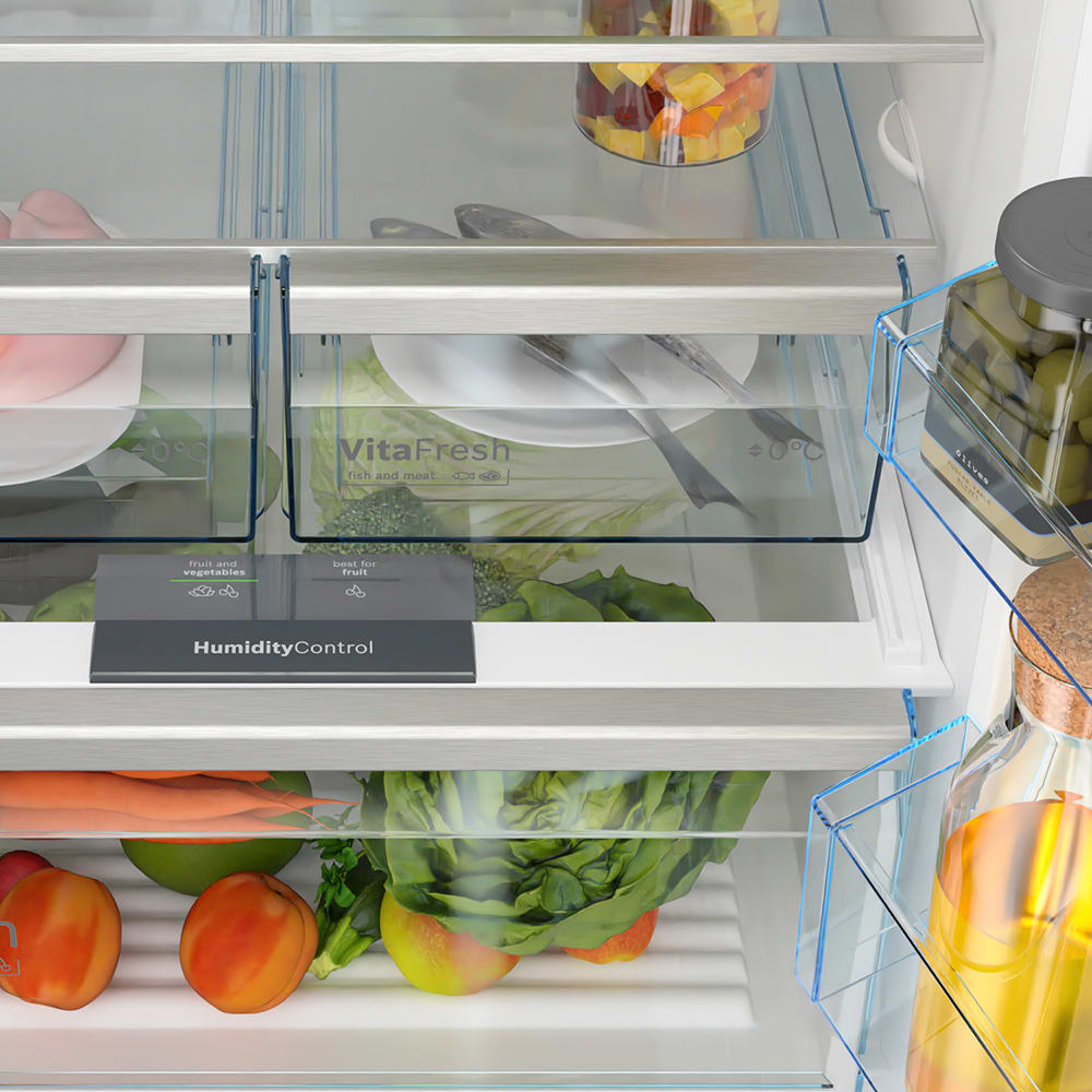 Serie 4 Frigorífico combinado de libre instalación 193 x 70 cm Acero cepillado antihuellas5