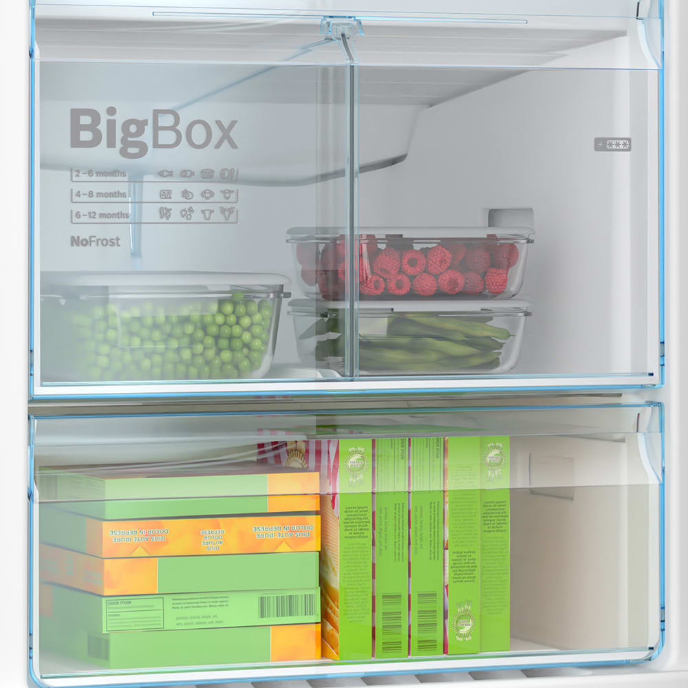 Serie 4 Frigorífico combinado de libre instalación 193 x 70 cm Acero cepillado antihuellas4