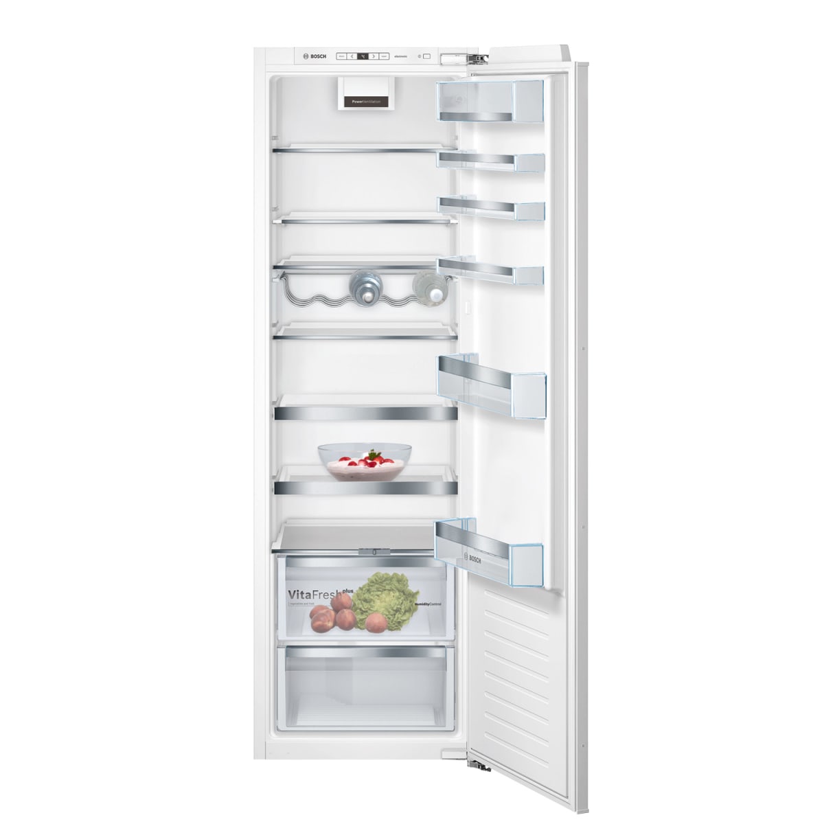 Serie 6 Frigorífico integrable 177.5 x 56 cm Cierre SoftClose con puerta fija2