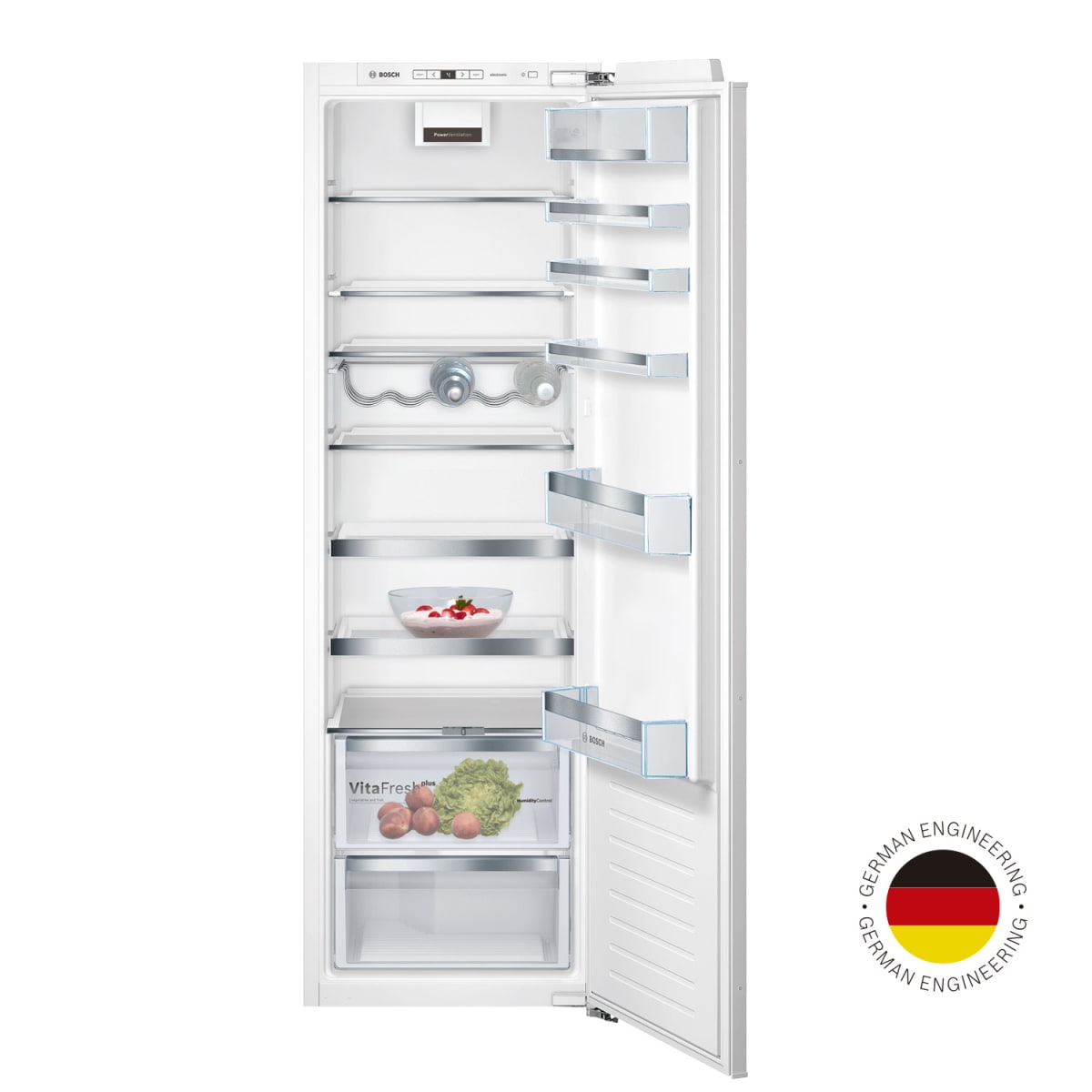 Serie 6 Frigorífico integrable 177.5 x 56 cm Cierre SoftClose con puerta fija5