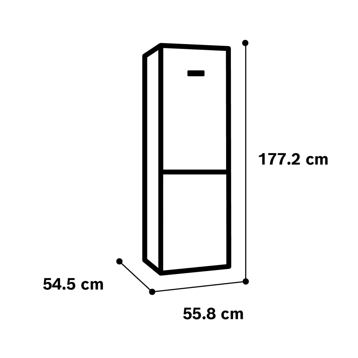 Serie 6 Frigorífico integrable 177.5 x 56 cm Cierre SoftClose con puerta fija6