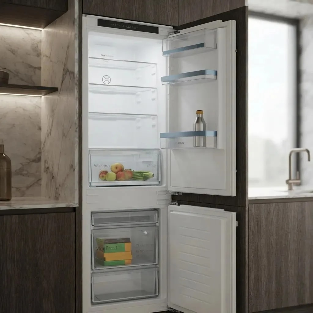 Serie 4 Frigorífico combinado integrable 177.2 x 54.1 cm Puerta deslizante2