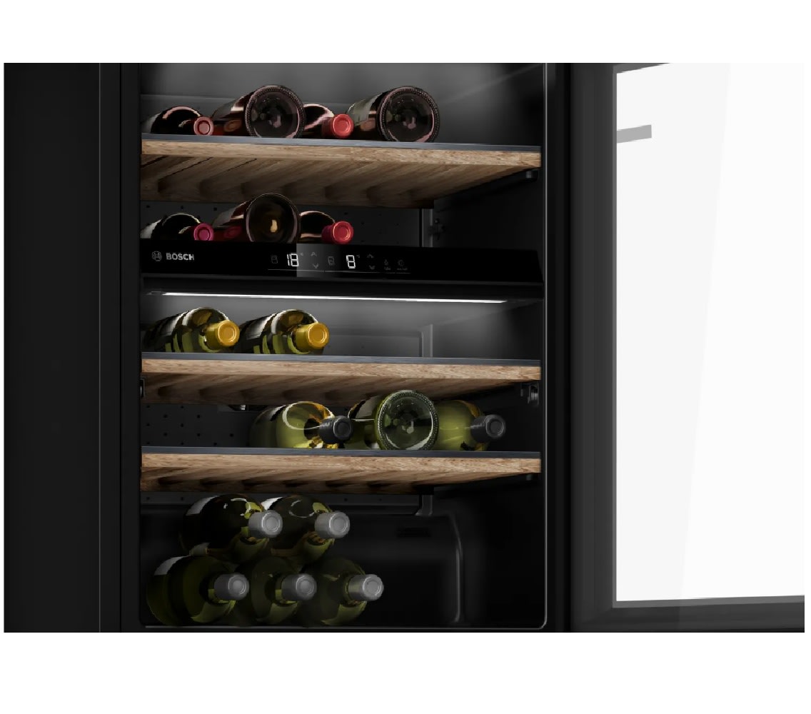 Vinoteca Bosch Serie 6 KWK16ABGB 44 Botellas 2 Zonas Negro4