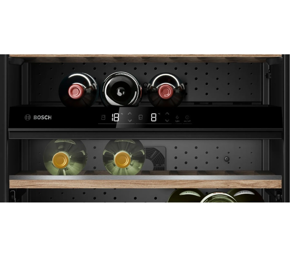 Vinoteca Bosch Serie 6 KWK16ABGB 44 Botellas 2 Zonas Negro3