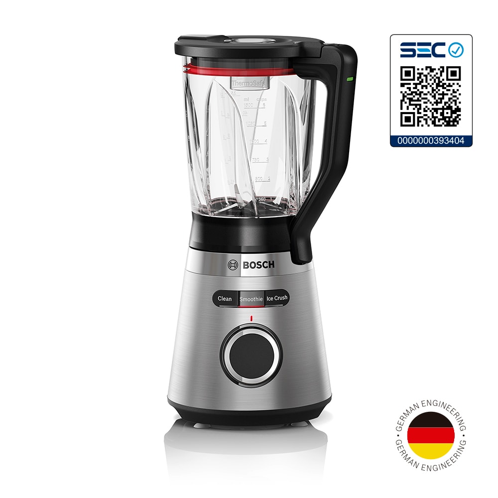 Licuadora Bosch VitaPower Serie 4 MMB6384M 1200 W Jarra Vidrio 1,5 L Acero Inoxidable8