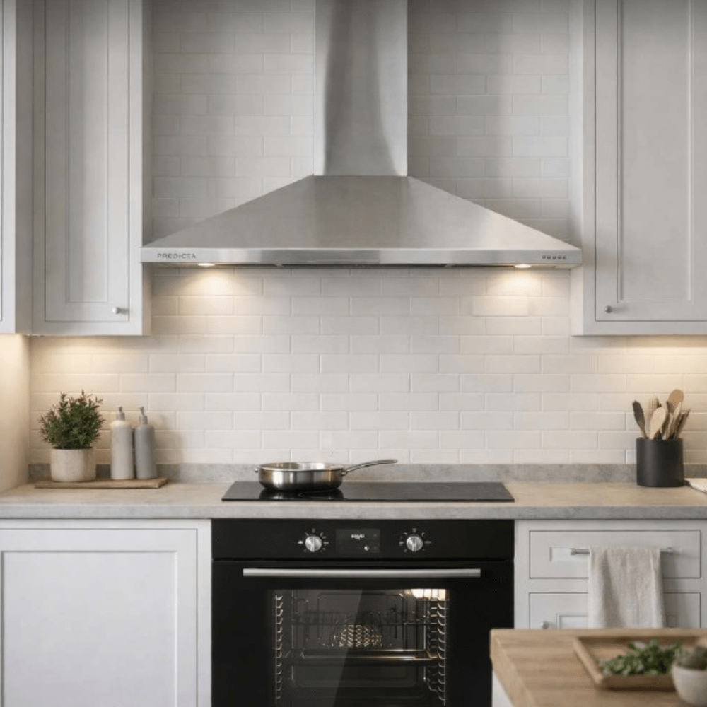 Campana Decorativa Extractora De Pared 90 Cm Pdcc090icl3