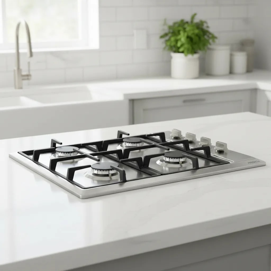Encimera Gas Inox 4Q2