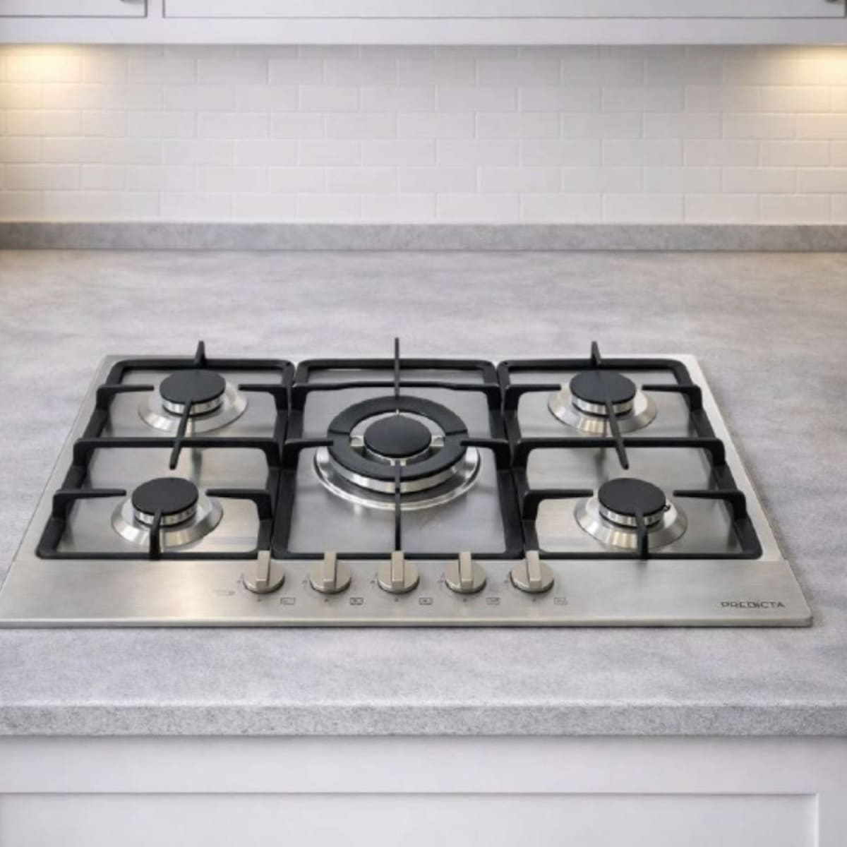 Encimera Gas Inox 5Q3