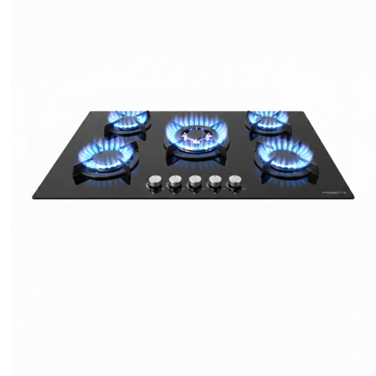 Encimera Gas Vitro Negro 5Q5