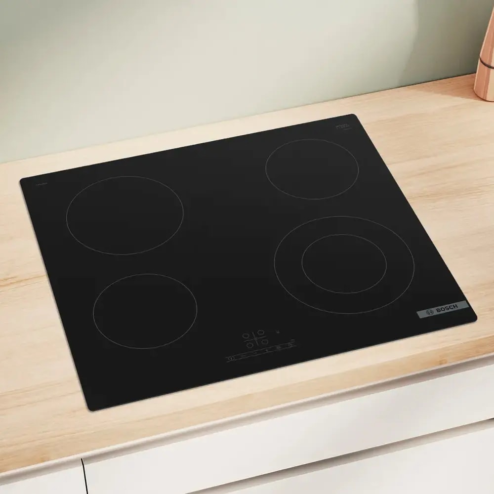 Encimera Vitrocerámica Bosch Serie 4 PKF611BB8E 60 cm 4 Zonas Vidrio Negro4