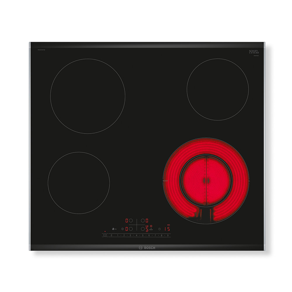 Serie 6 Placa vitrocerámica 60 cm Negro, con perfiles2