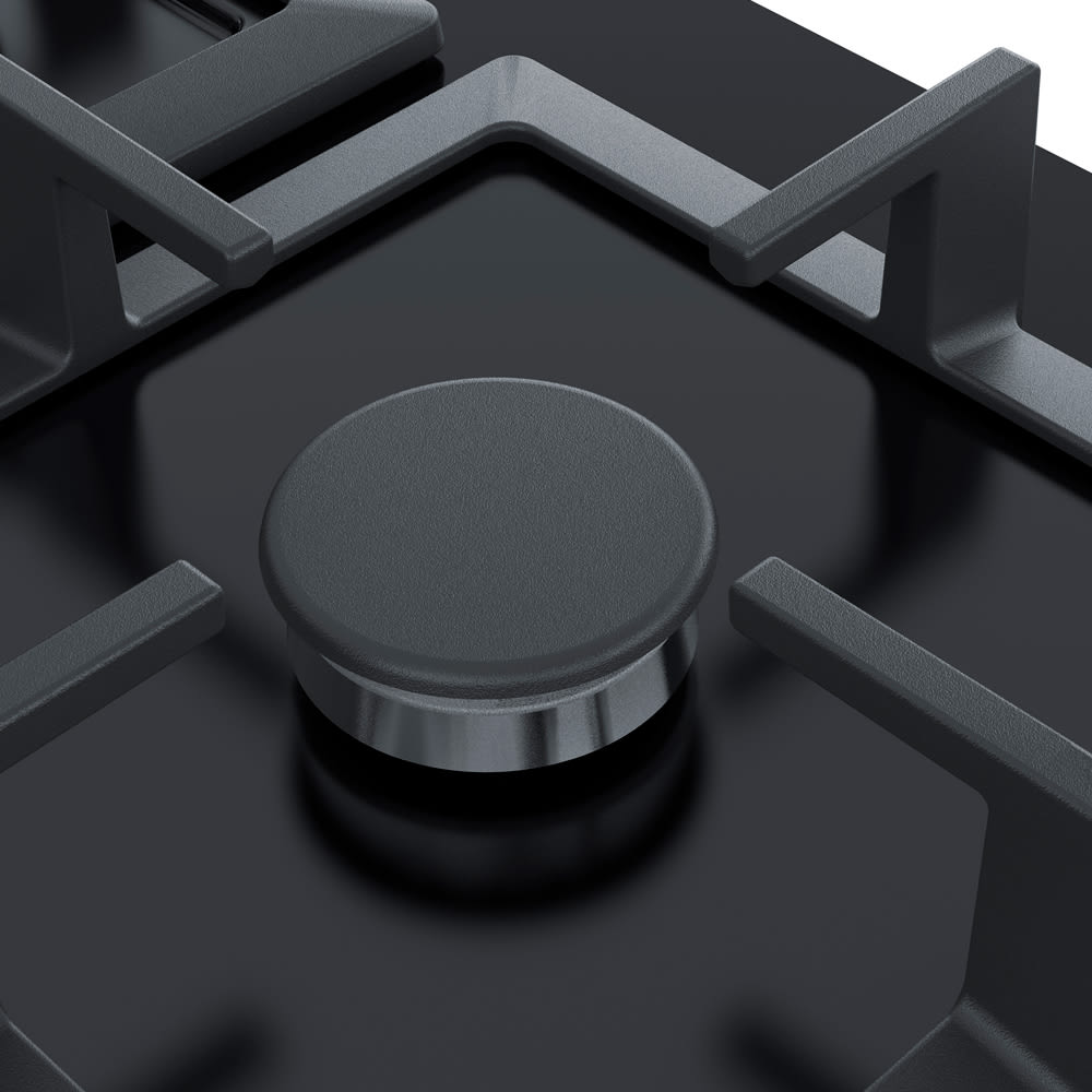 Serie 6 Placa de gas 60 cm Vidrio templado, Negro3