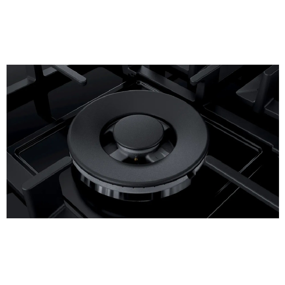 Anafe a Gas Bosch Serie 6 PPQ7A6B90 75 cm 5 Quemadores Negro8