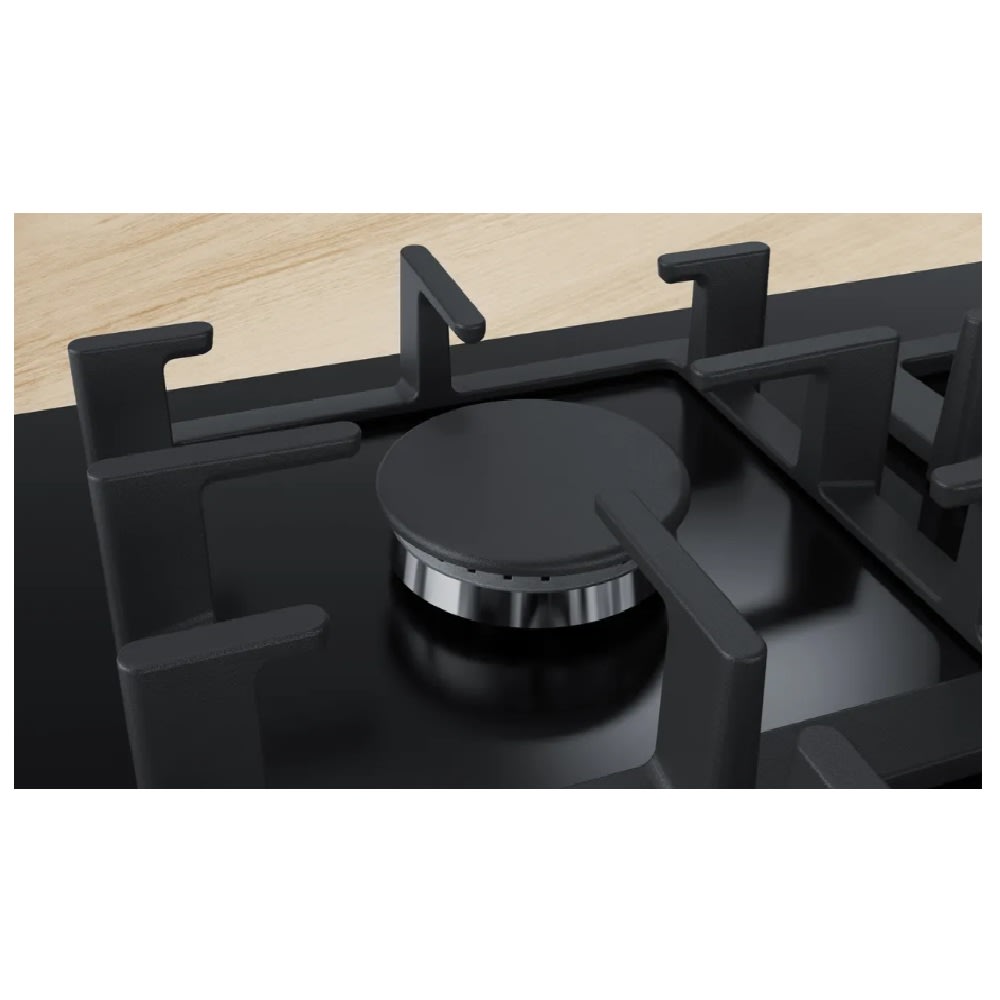Anafe a Gas Bosch Serie 6 PPQ7A6B90 75 cm 5 Quemadores Negro7