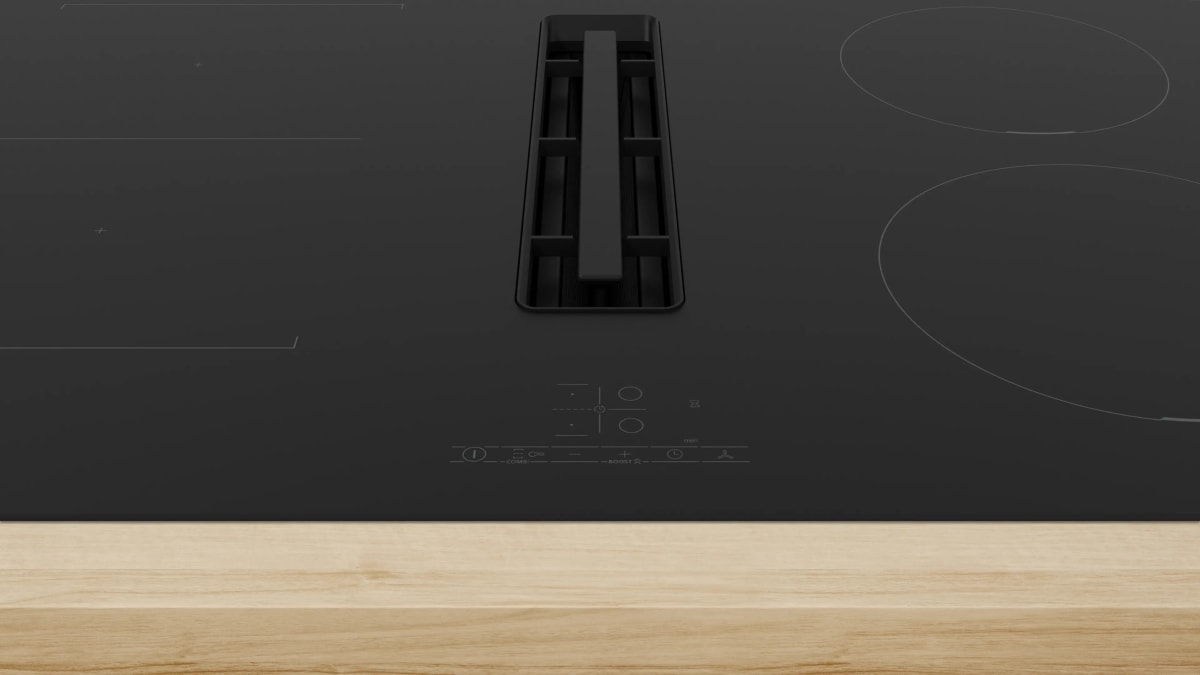 Encimera de Inducción con Extractor Integrado Bosch Serie 4 PVS811B16E 80 cm Vidrio Negro2
